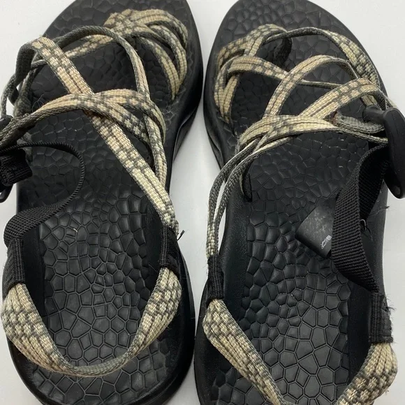 Chaco Women's Sandals with Black and Tan Straps. 591 - Picture 5 of 7